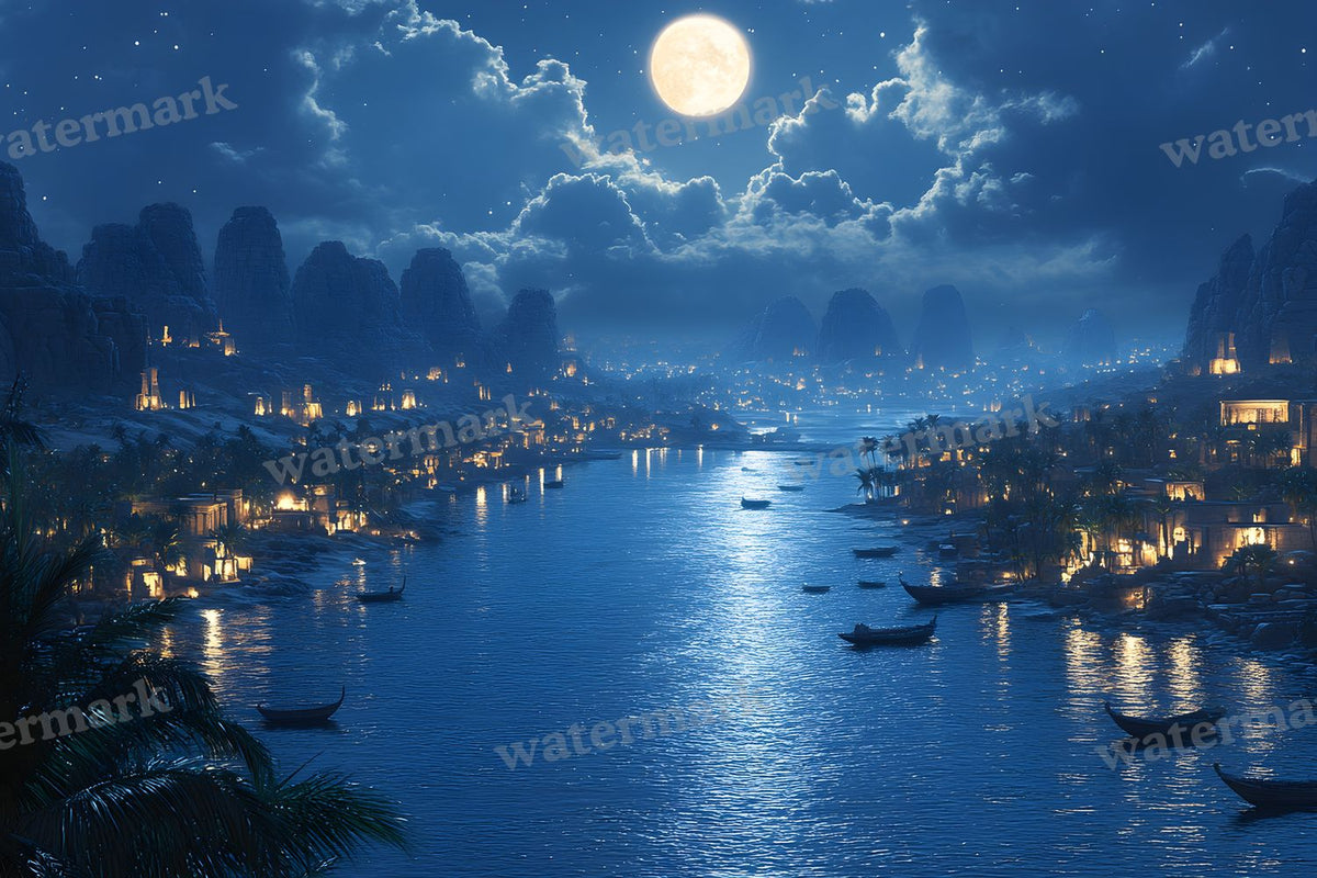 Ancient Egyptian Night Backdrop Images