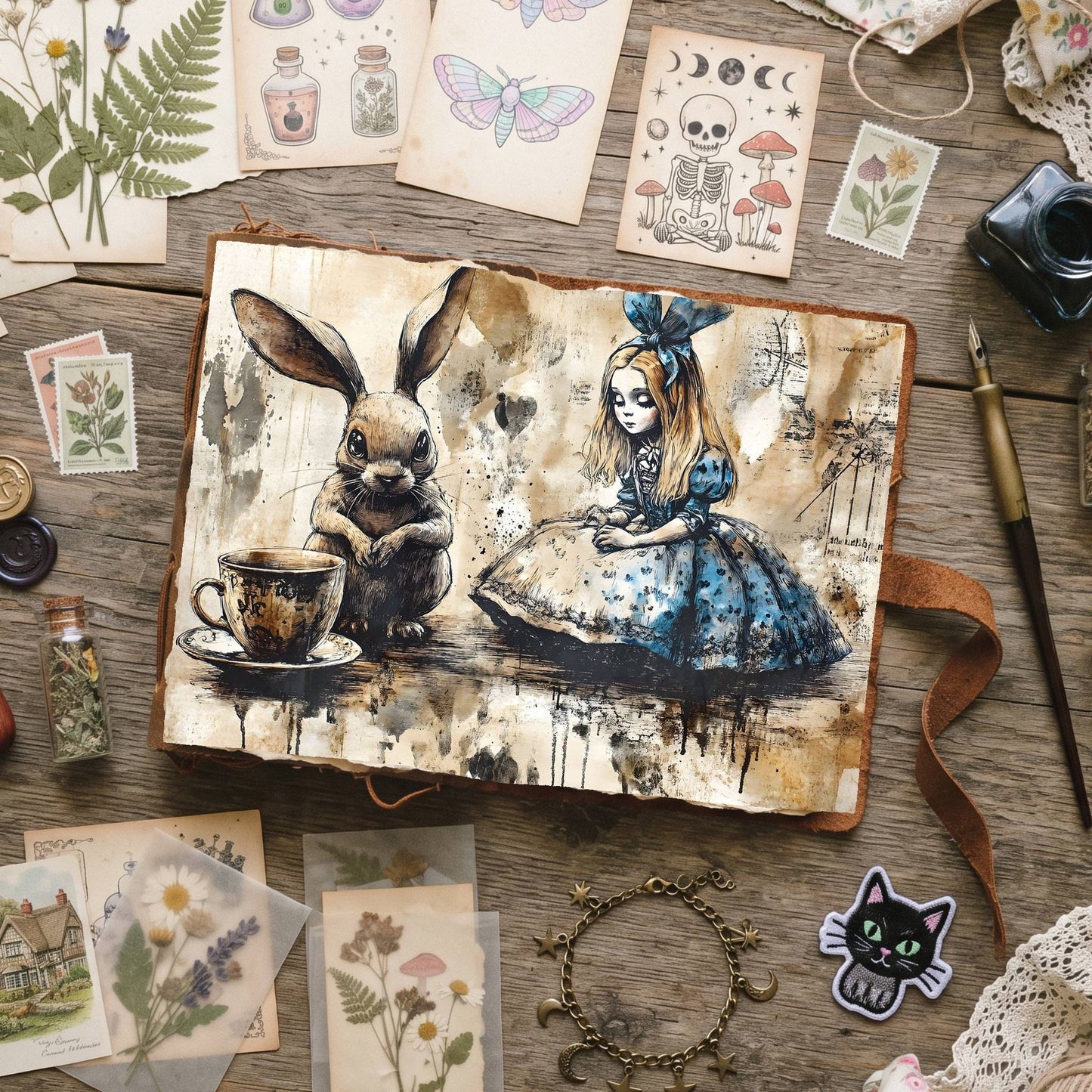 Alice In Wonderland Digital Papers