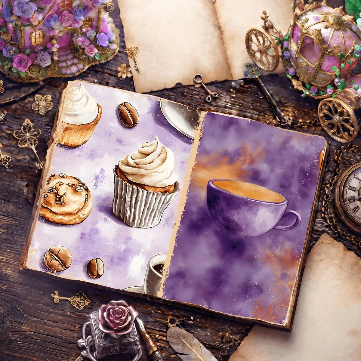 Coffee Digital Papers