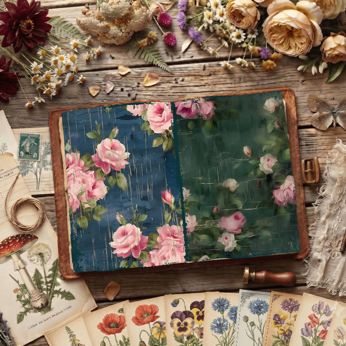 Floral Digital Papers