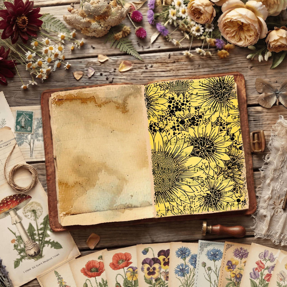 Floral Digital Papers