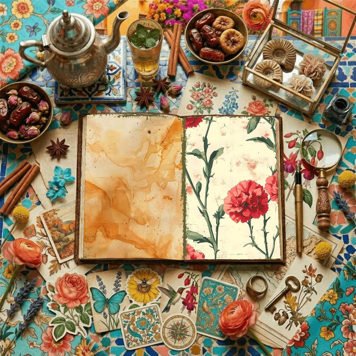 Floral Digital Papers