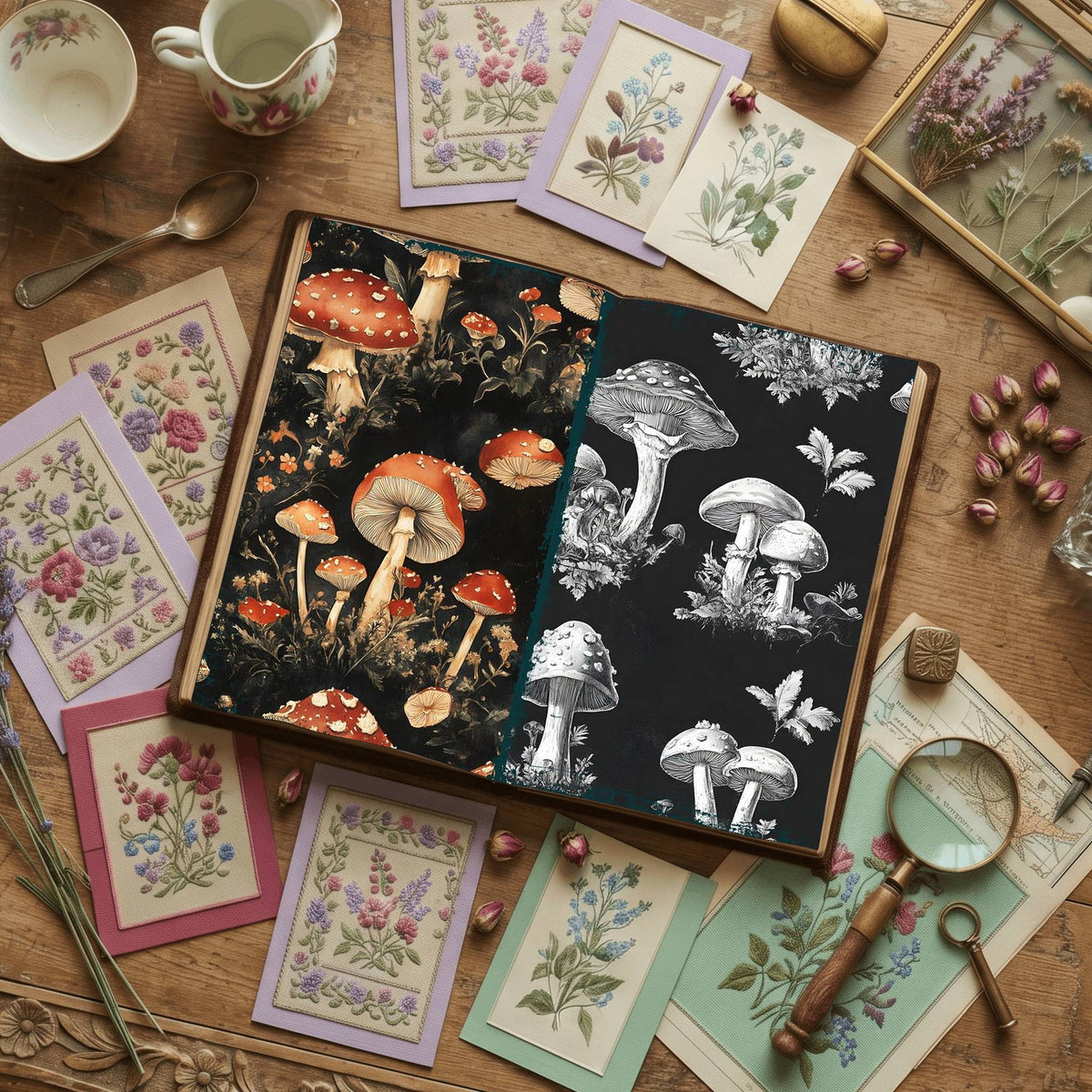 Mushroom Digital Papers