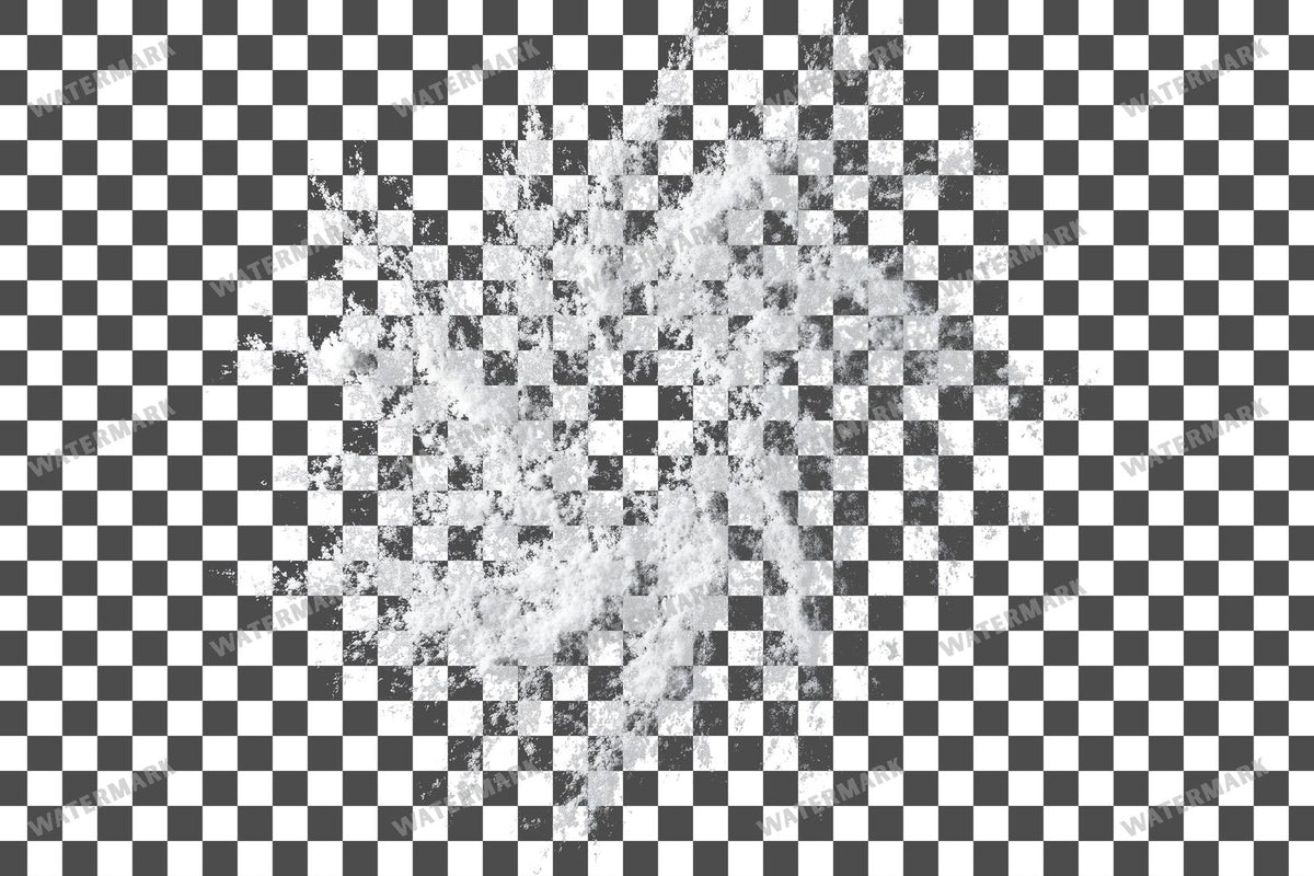 Snowflake Flurry Overlay Swirling Flakes