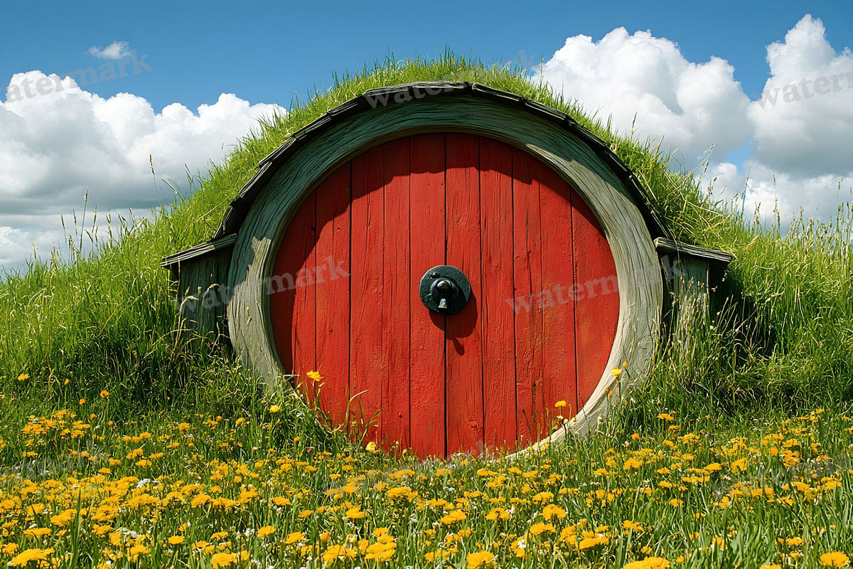Witchs Hut Backdrop Images