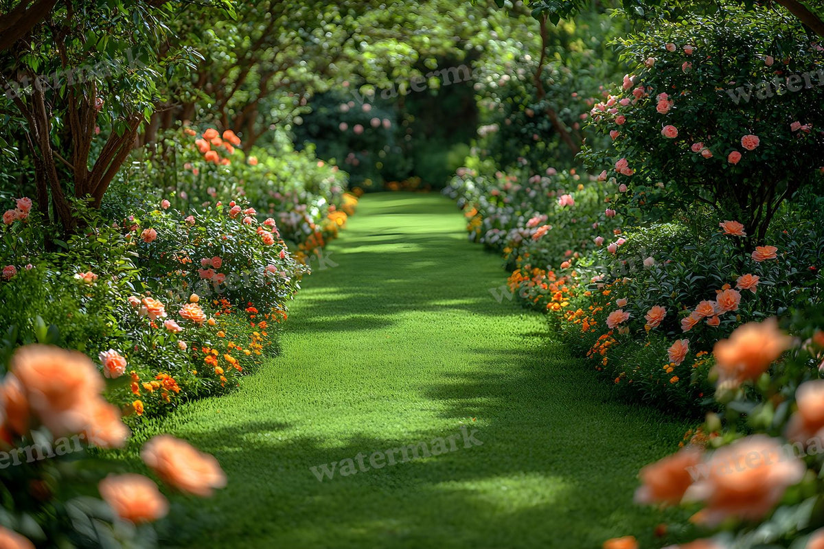 Charming Garden digital photo backdrop for photo editing, preview 61