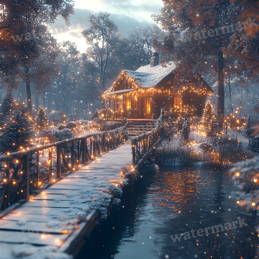 Classic Christmas Backdrop Images