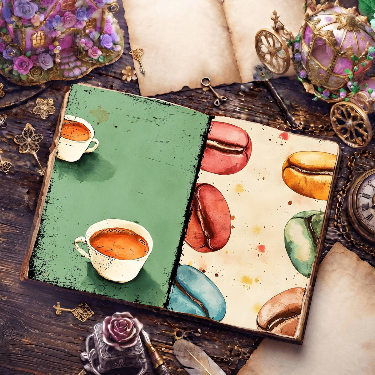 Coffee Digital Papers