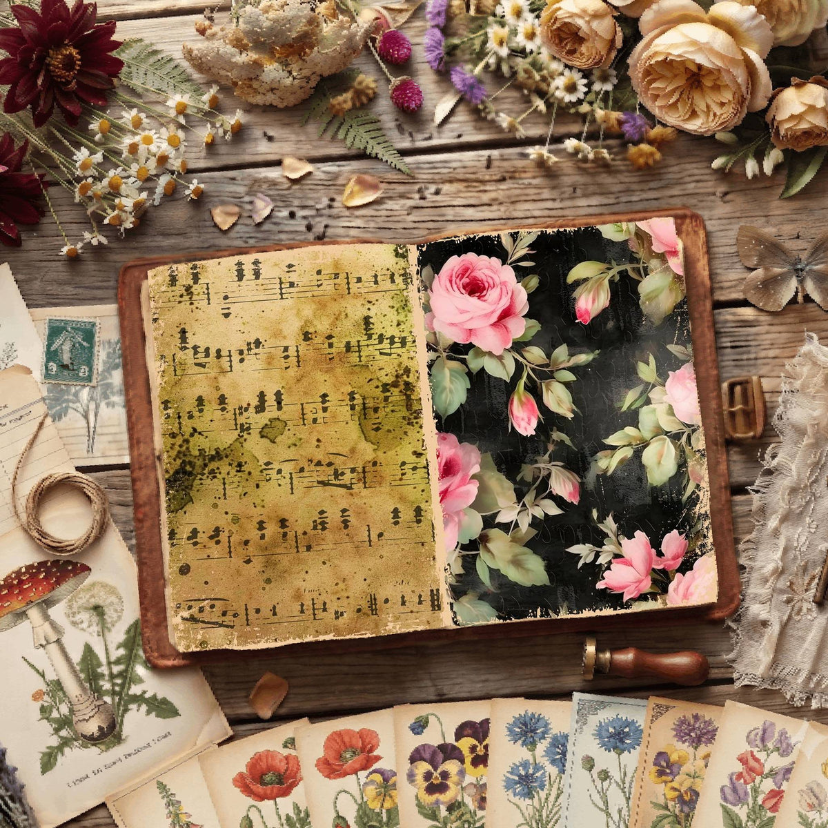 Floral Digital Papers