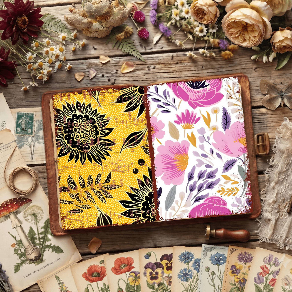 Floral Digital Papers