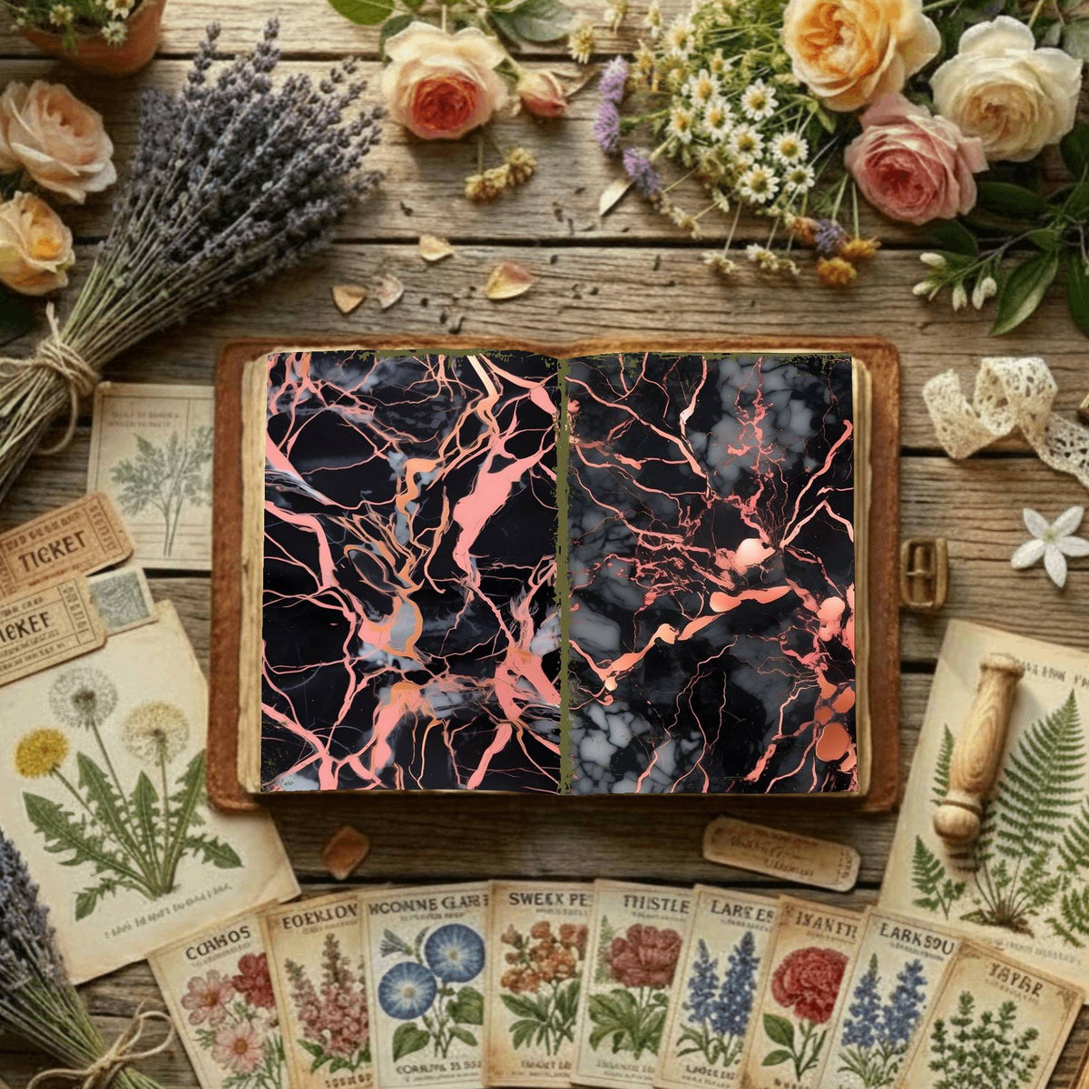 Floral Digital Papers