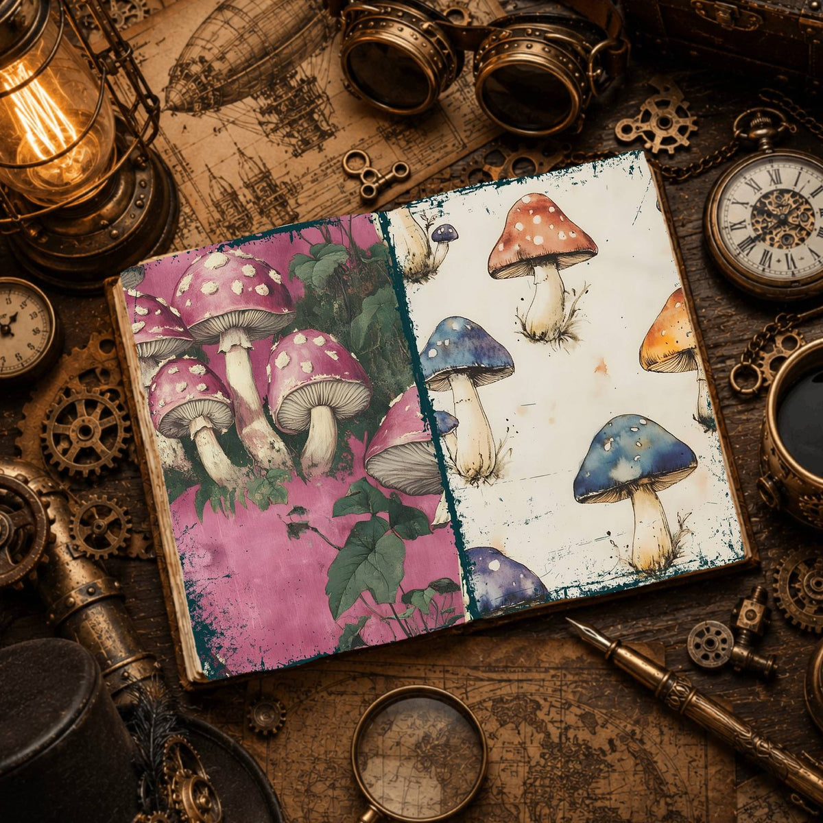 Mushroom Digital Papers