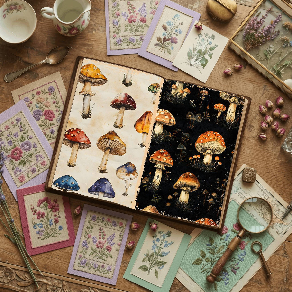 Mushroom Digital Papers