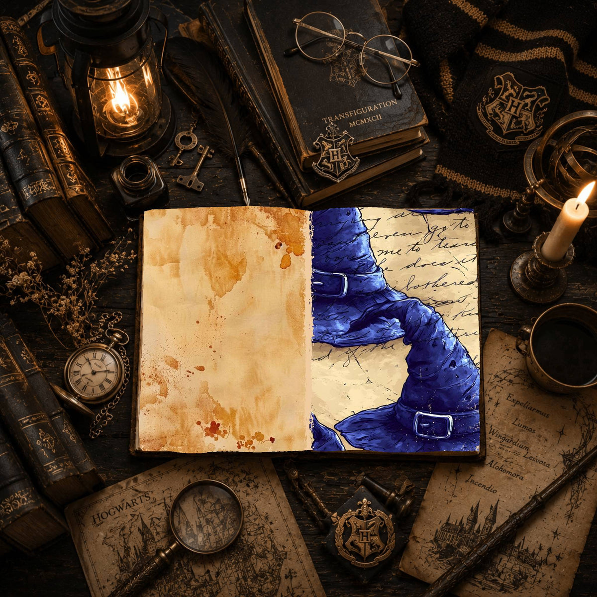 Witch printable junk journal paper, page preview 62
