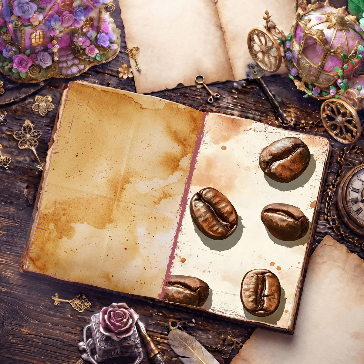 Coffee Digital Papers