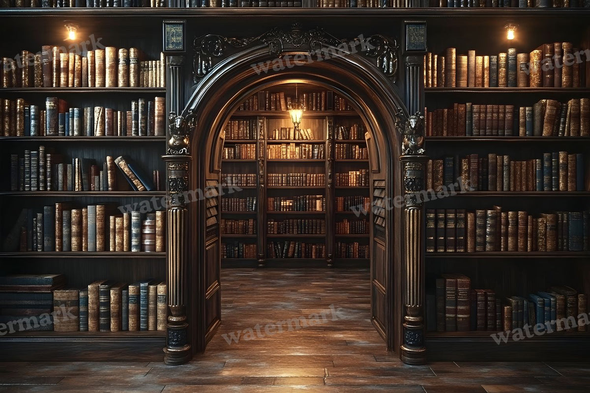 Dark Academia Study Backdrop Images