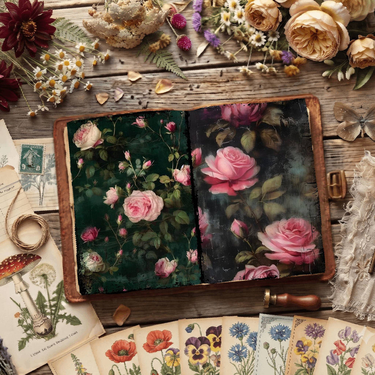 Floral Digital Papers