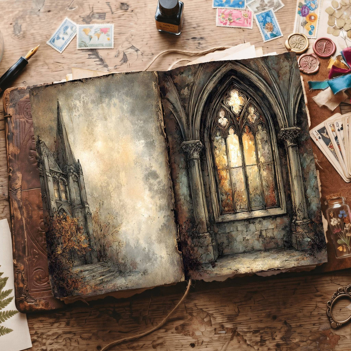 Gothic Digital Papers