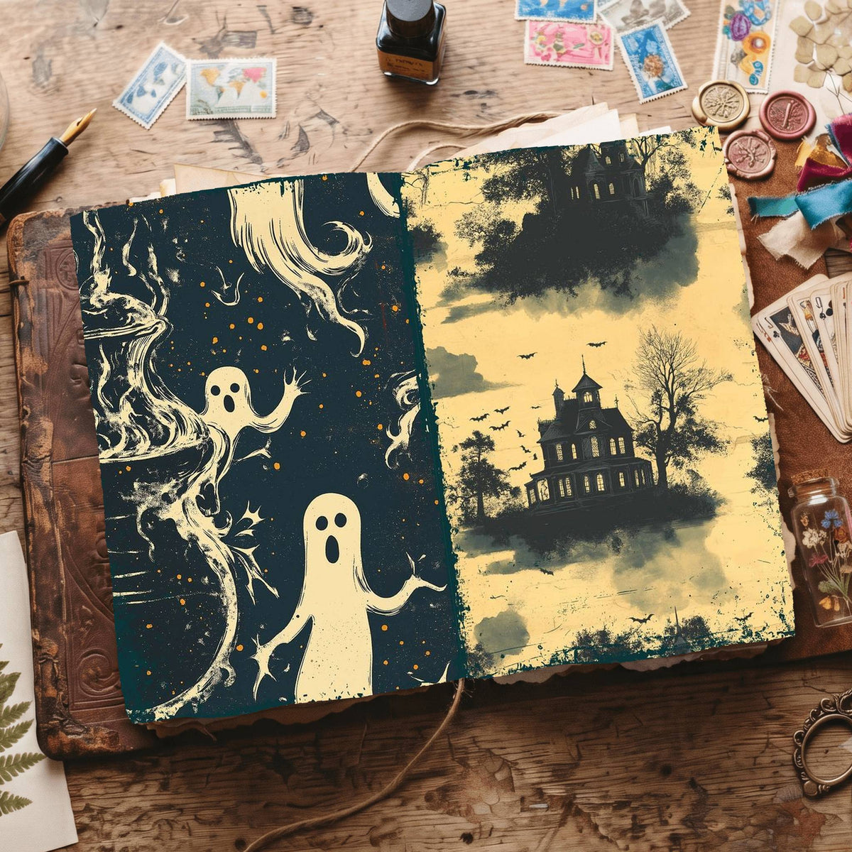 Halloween Digital Papers