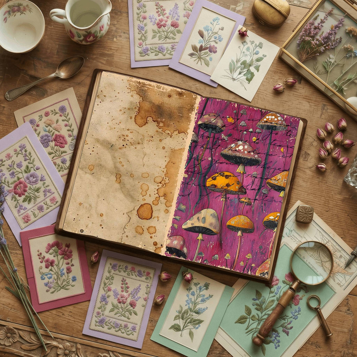 Mushroom Digital Papers