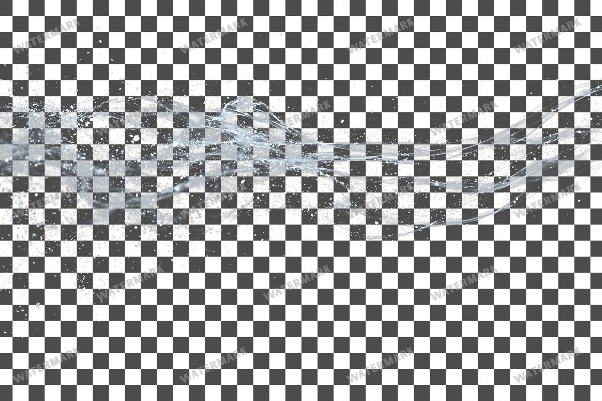 Snowflake Flurry Overlay Swirling Flakes