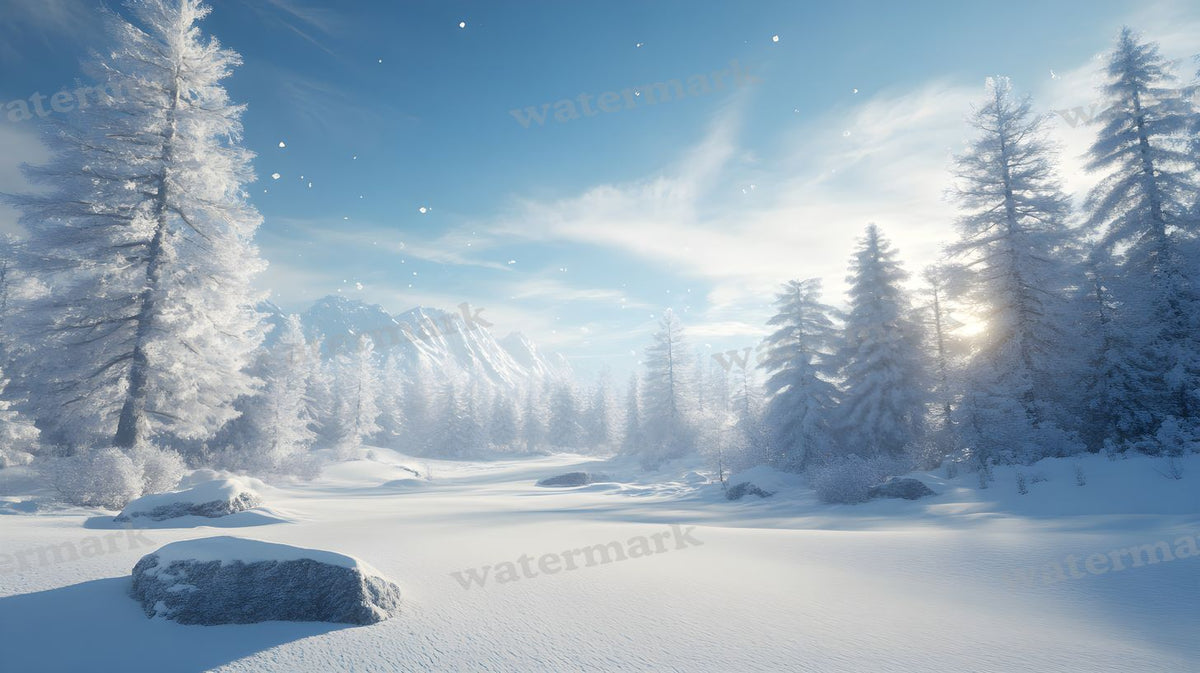 Winter Snow Backdrop Images