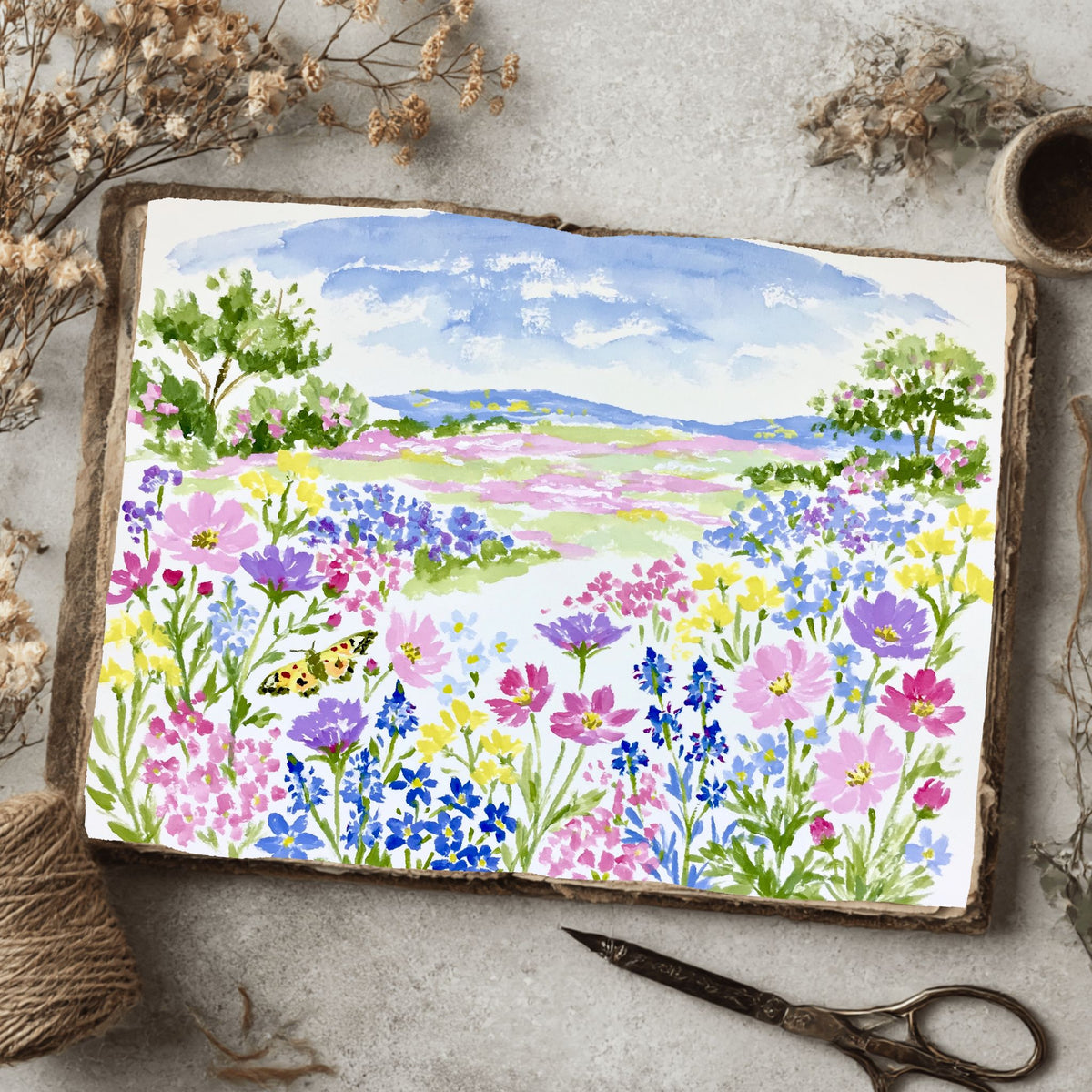Soft Impressionist Landscape Painting