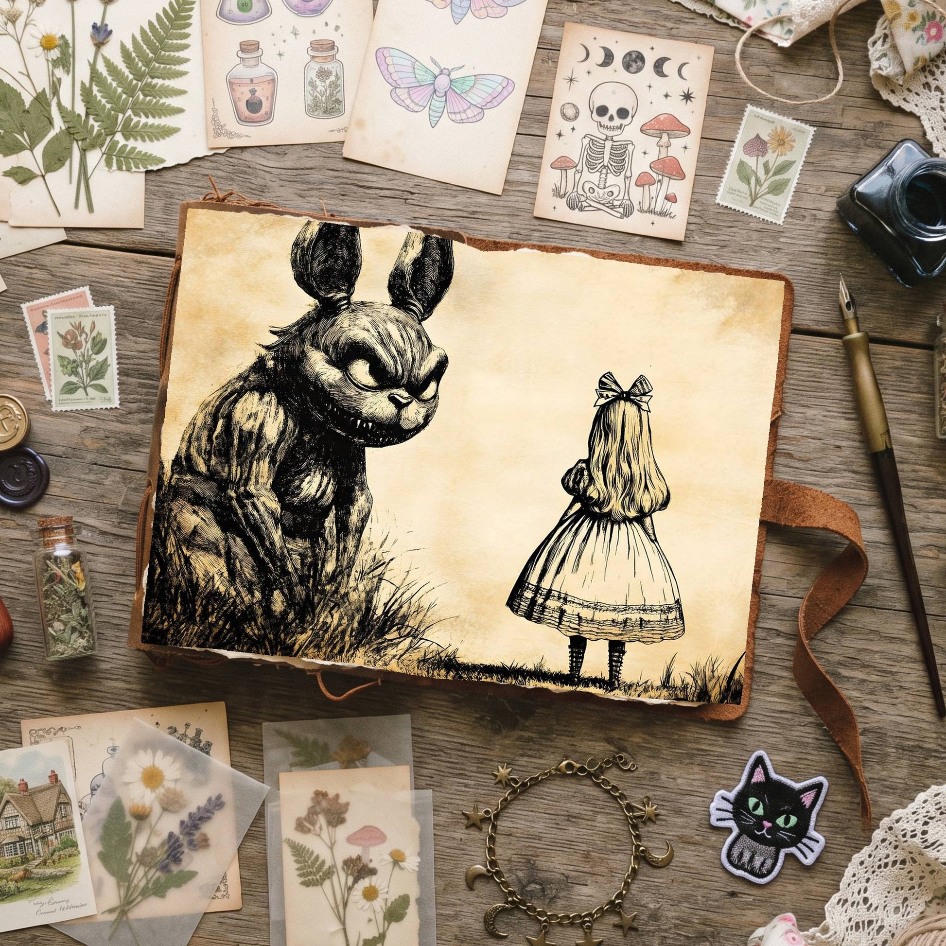 Alice In Wonderland Digital Papers