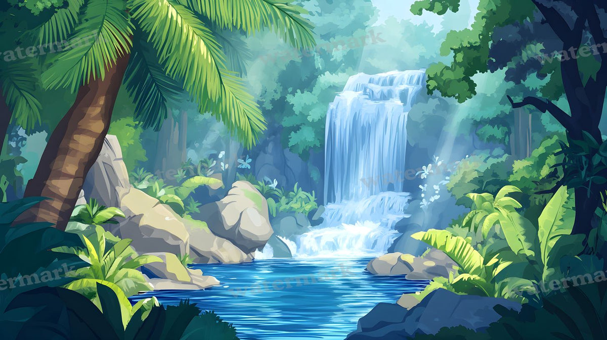 Tropical Forest Backdrop Images