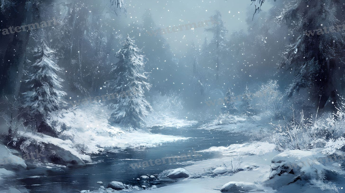Winter Snow Backdrop Images
