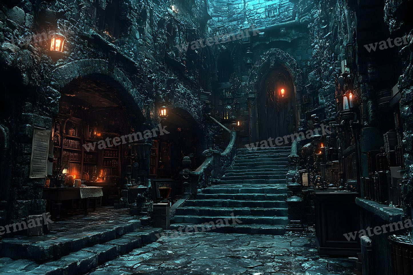 Alchemist Corner Study Backdrop Images
