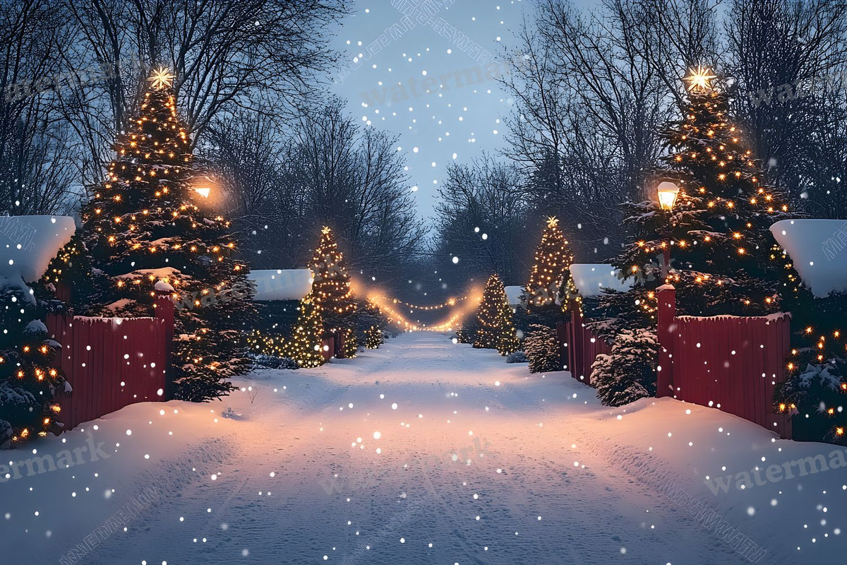 Classic Christmas Backdrop Images