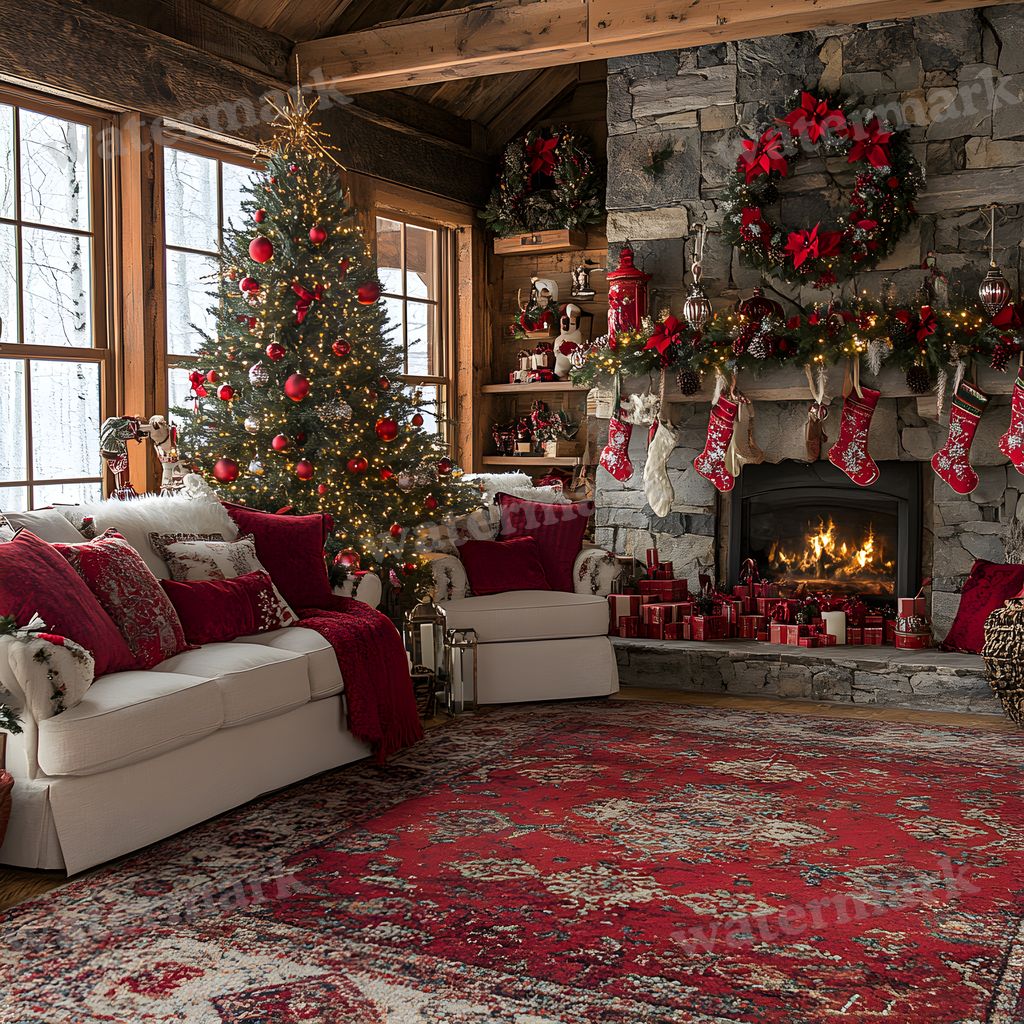 Classic Christmas Backdrop Images