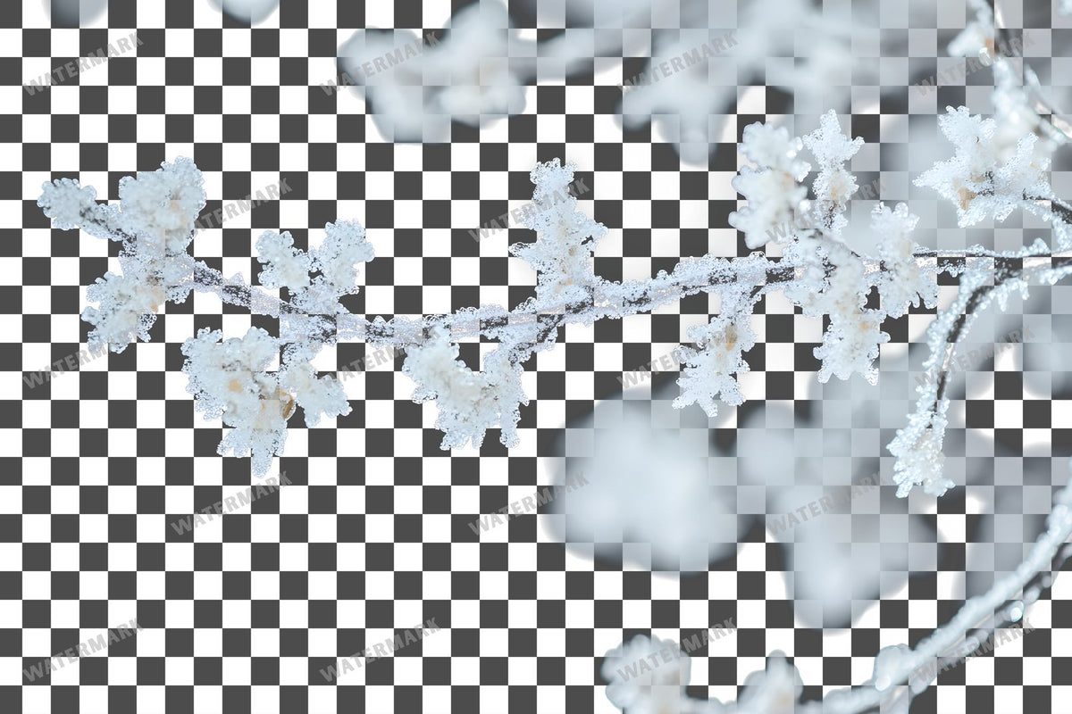 Snowy Day Lighting Soft White Transparent Overlay Pngs