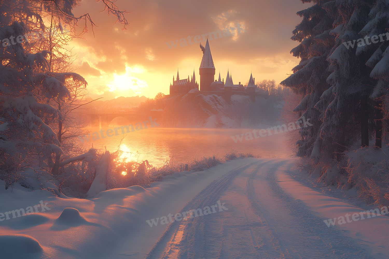 Wizarding School Backdrop Images