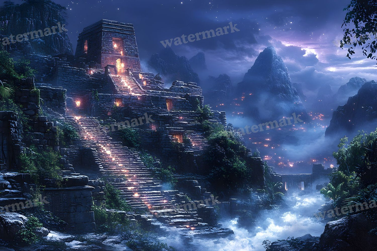 Ancient Egyptian Night Backdrop Images