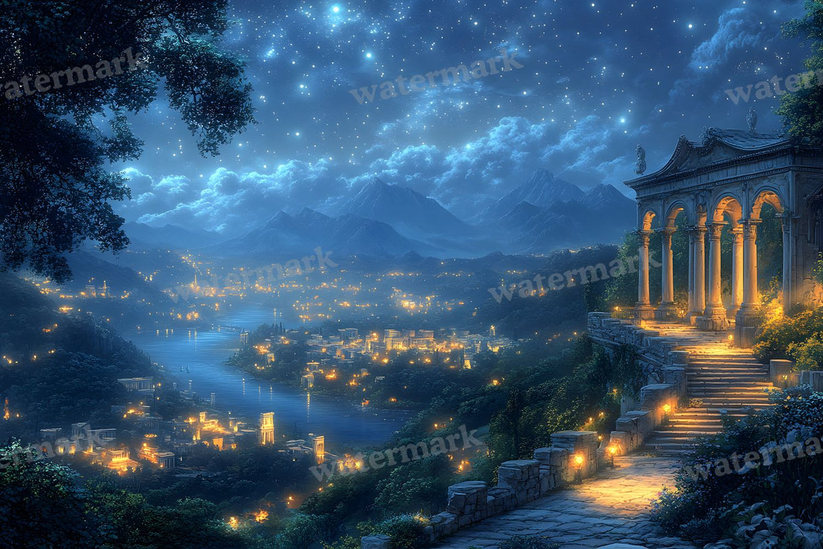 Ancient Roman Night Backdrop Images