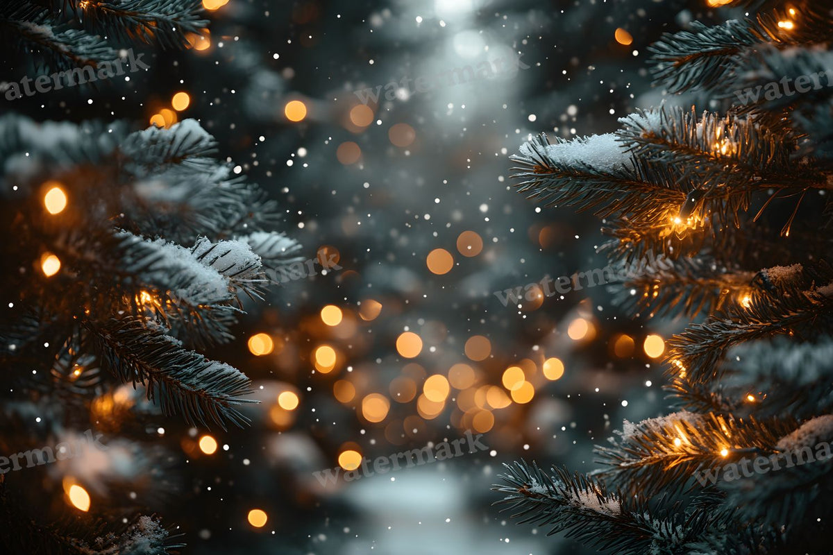 Snowy Forest Backdrop Images