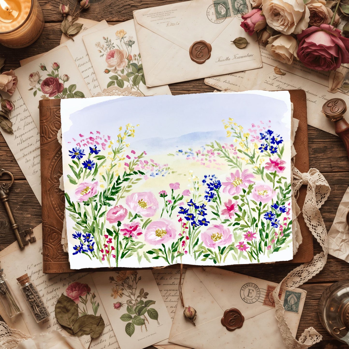 Soft Impressionist Landscape Painting