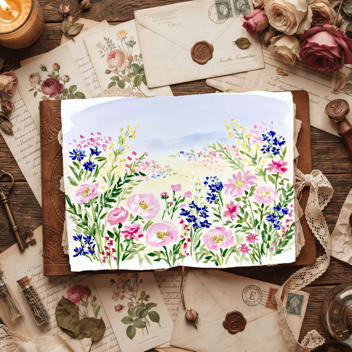 Soft Impressionist Landscape Painting