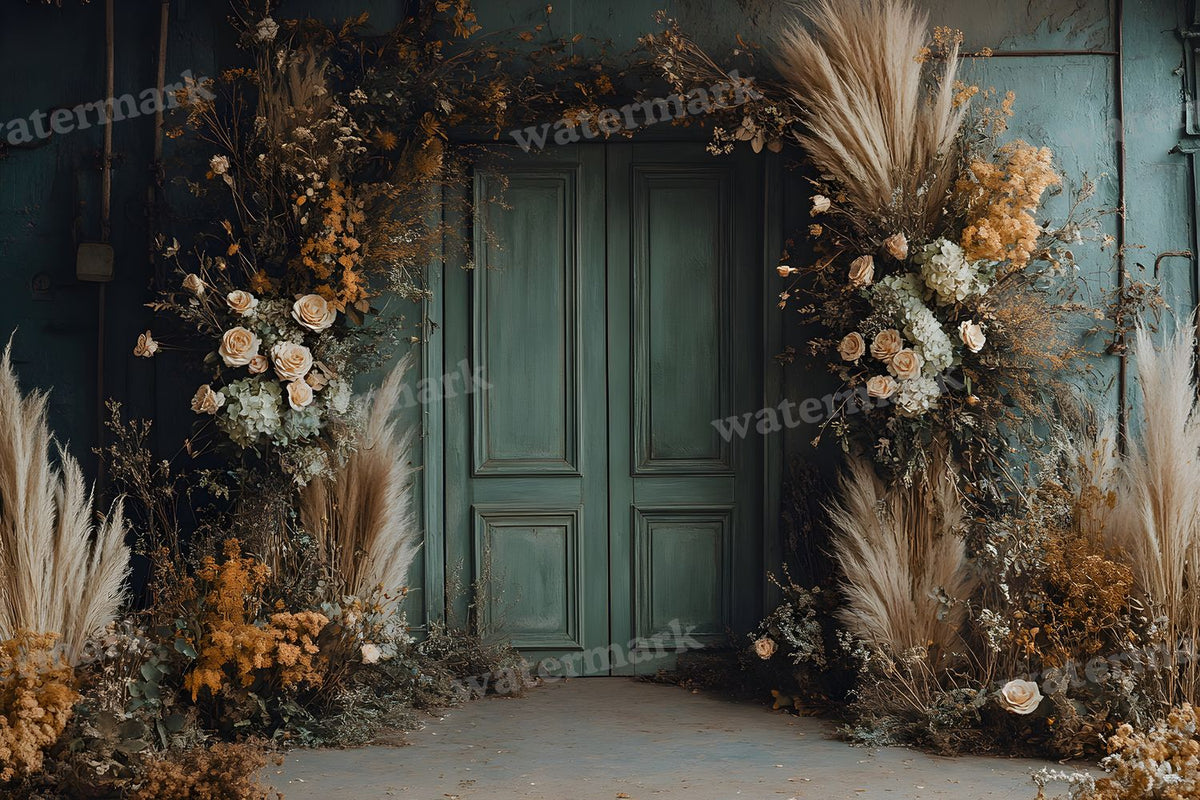 Boho Olive Arch Backdrop Images