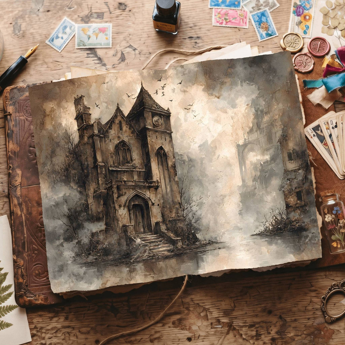 Gothic Digital Papers