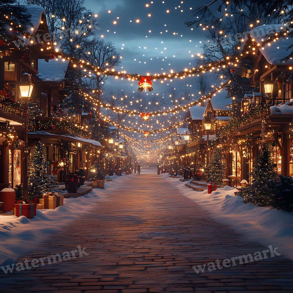 Classic Christmas Backdrop Images