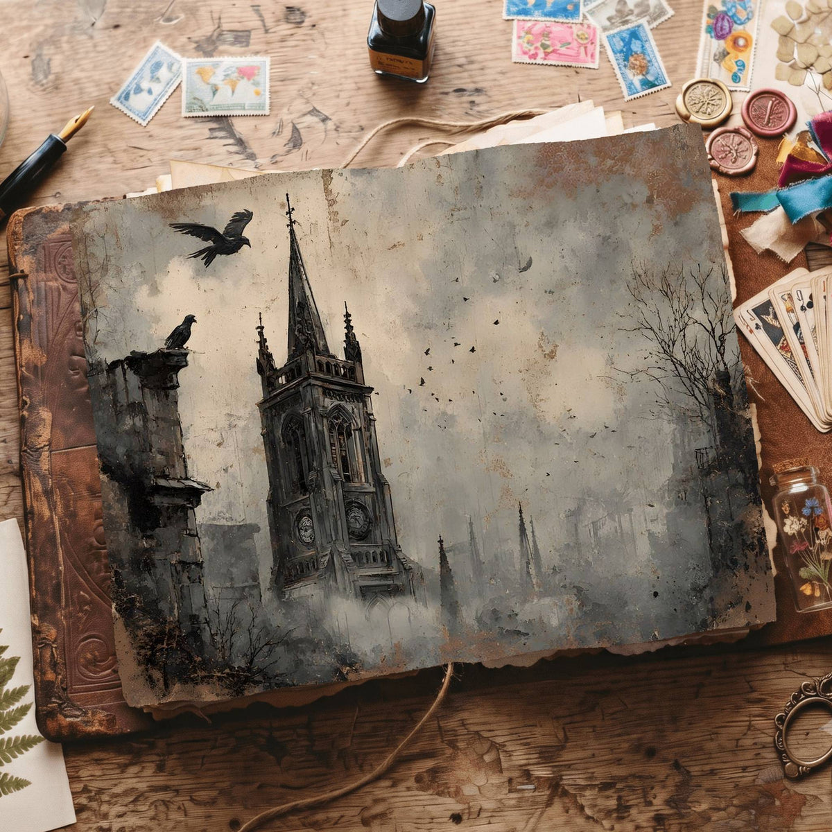 Gothic Digital Papers