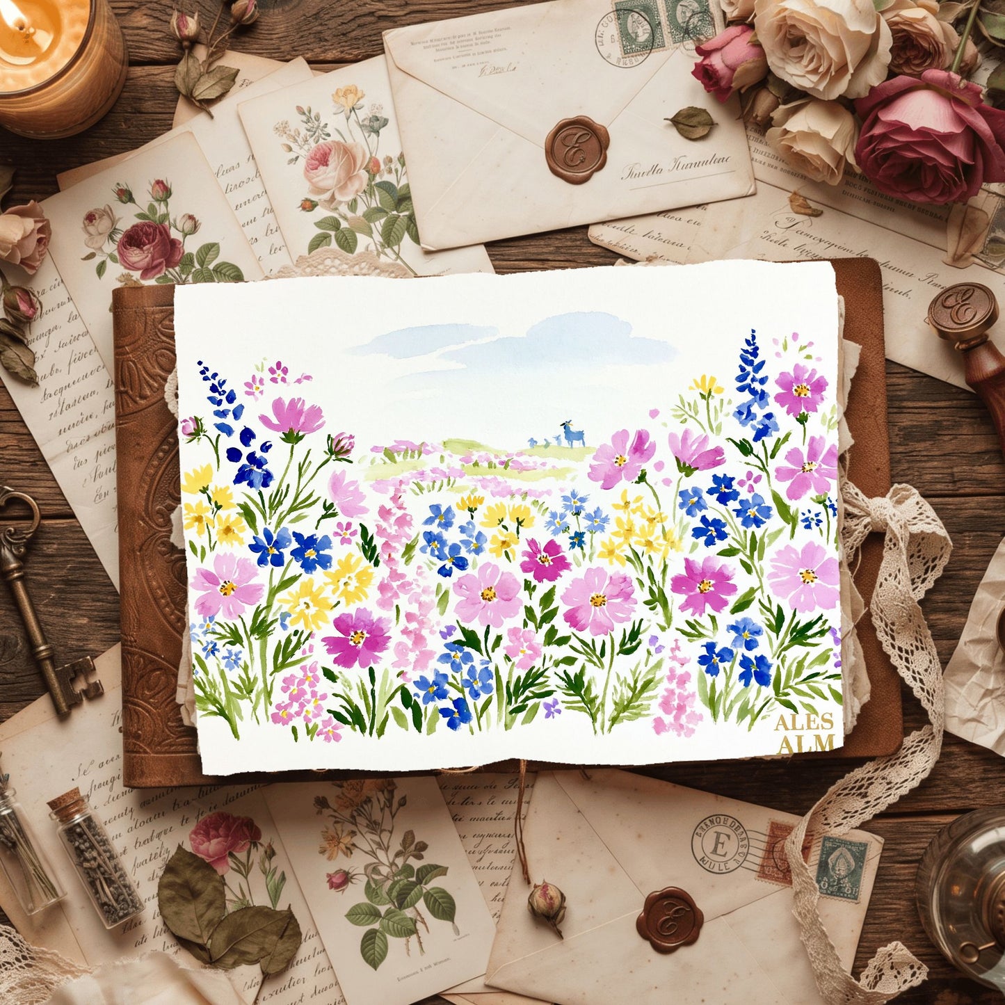 Soft Impressionist Landscape Painting