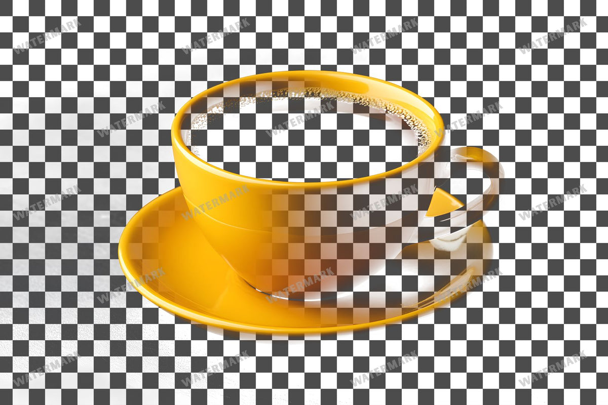 Coffee Cup PNG overlay on a transparent checkered background, preview 68
