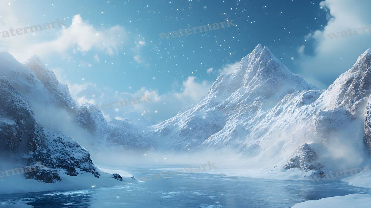 Winter Snow Backdrop Images