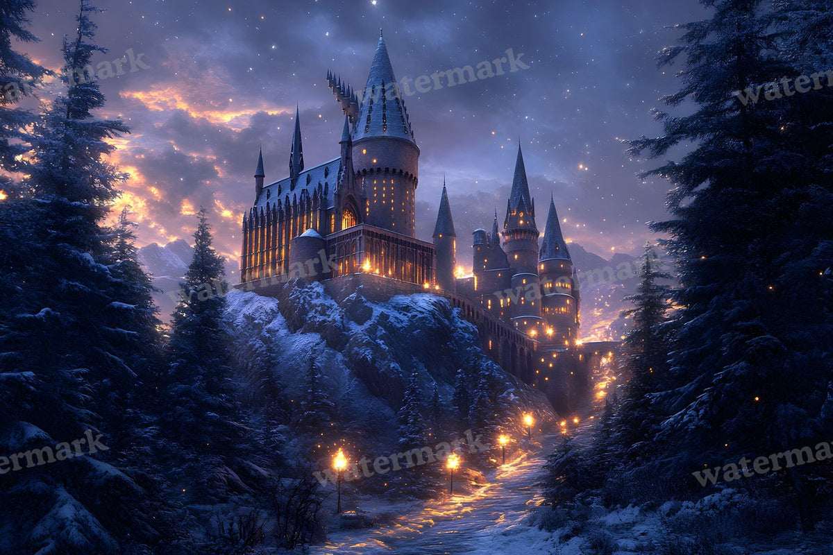 Wizarding School Backdrop Images
