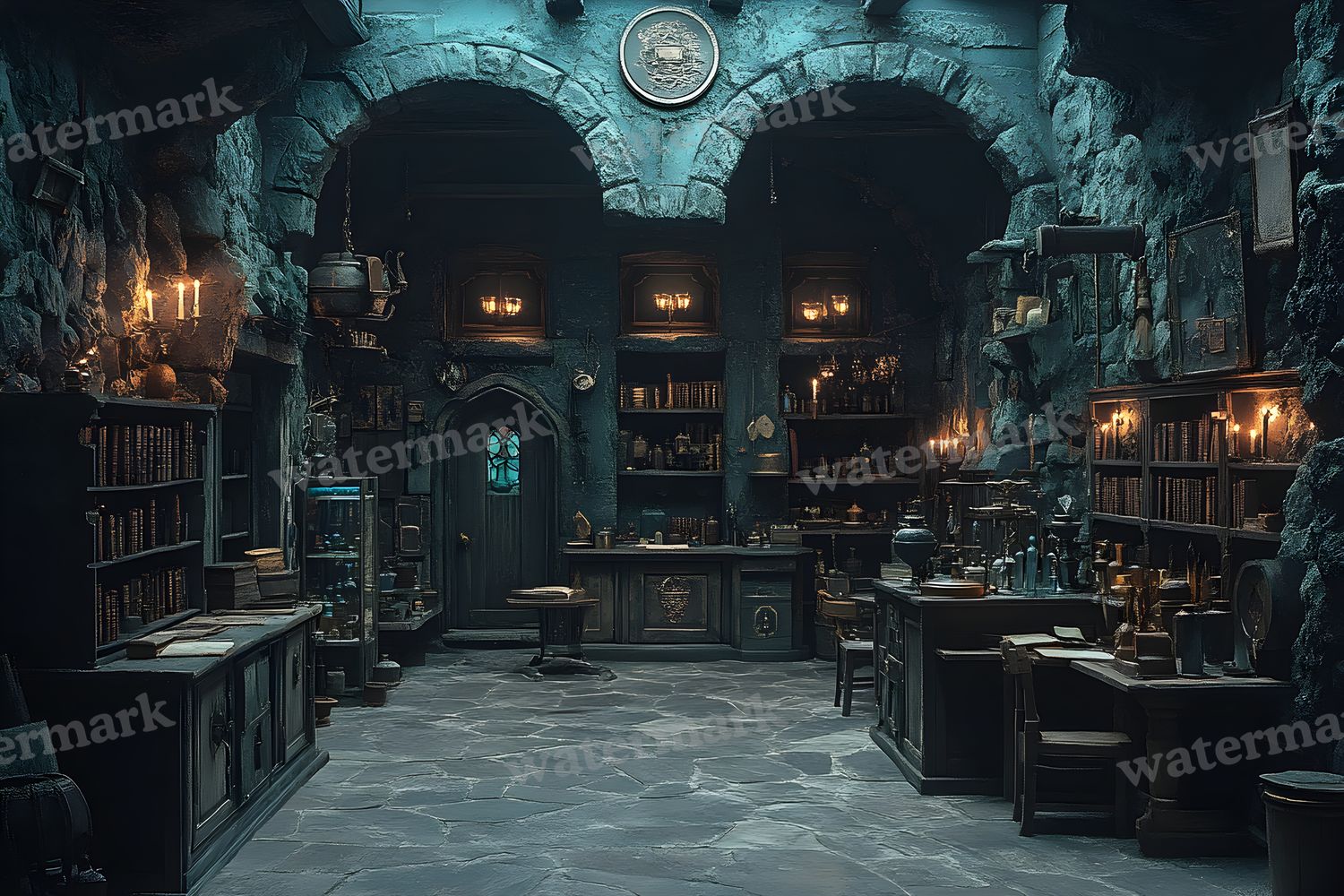 Alchemist Corner Study Backdrop Images
