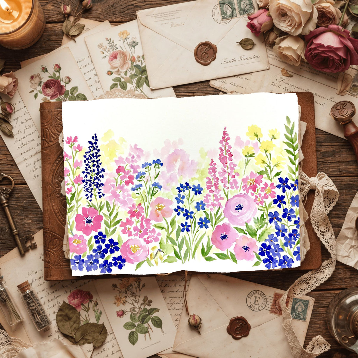 Soft Impressionist Landscape Painting
